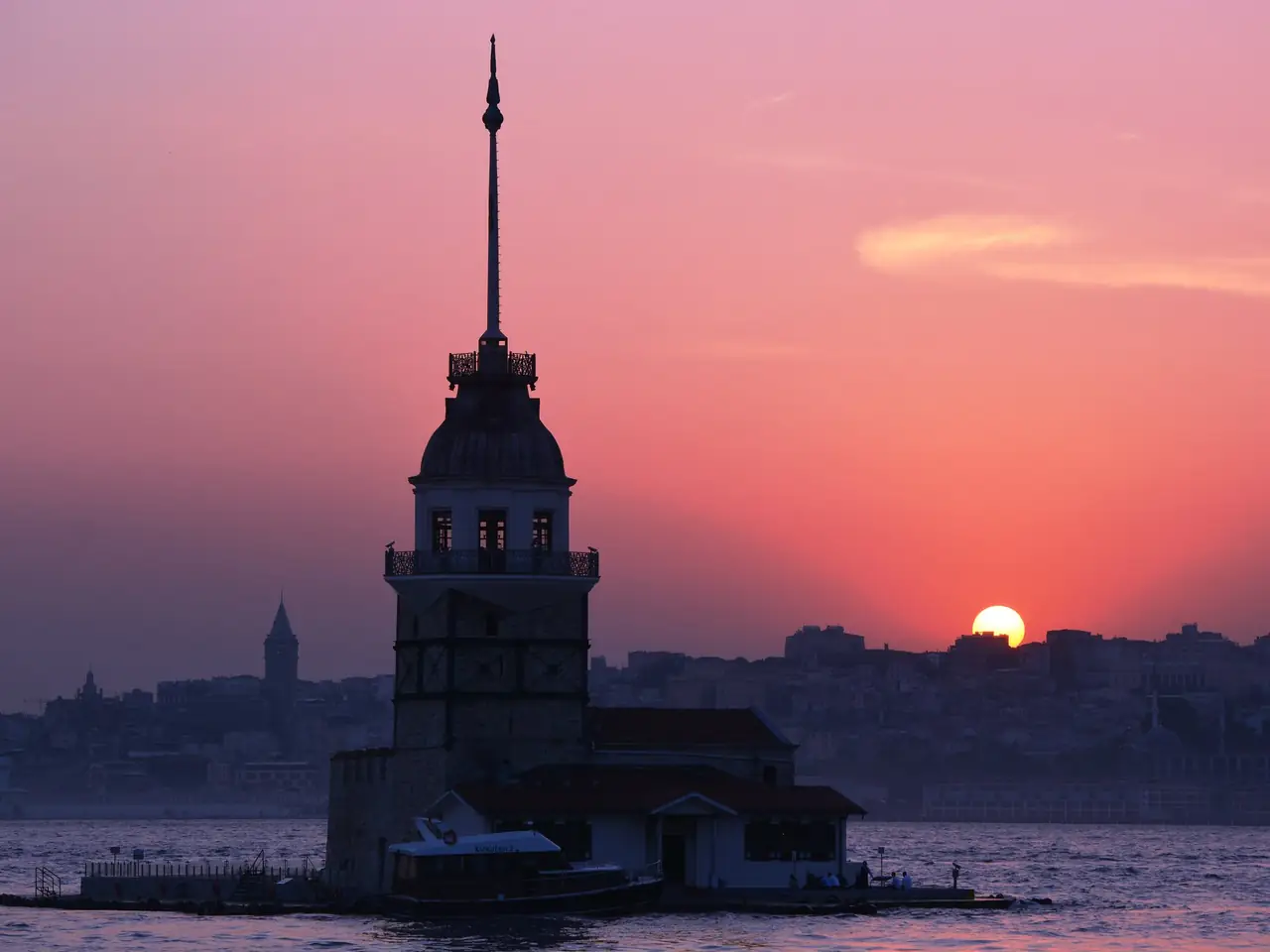 Solnedgang på Bosporus