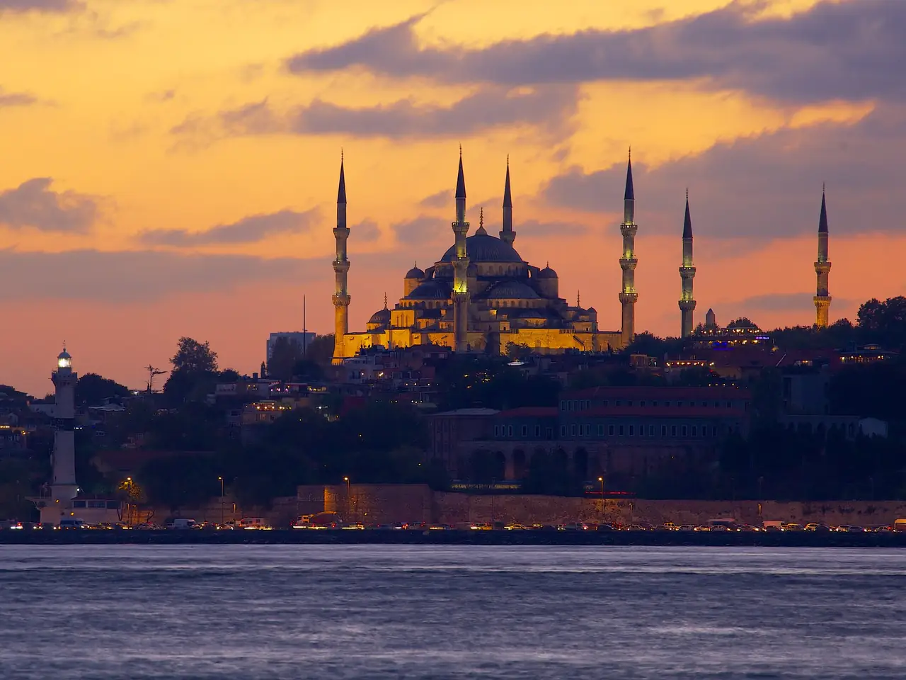 Solnedgang på Bosporus