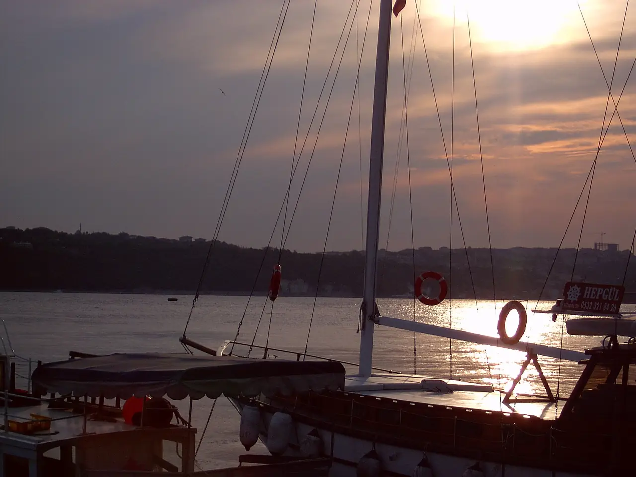Solnedgang på Bosporus