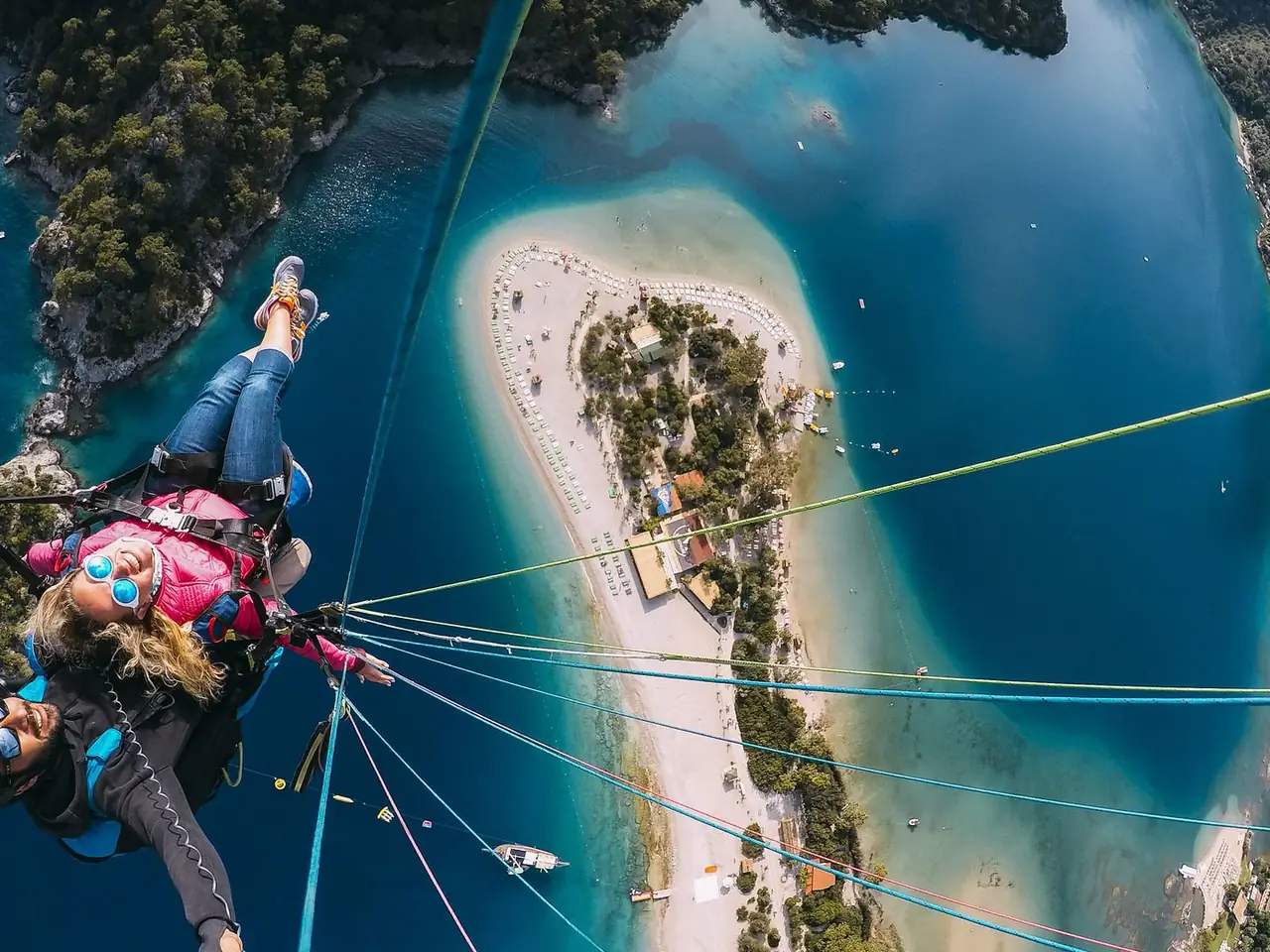 Paragliding over Ölüdeniz