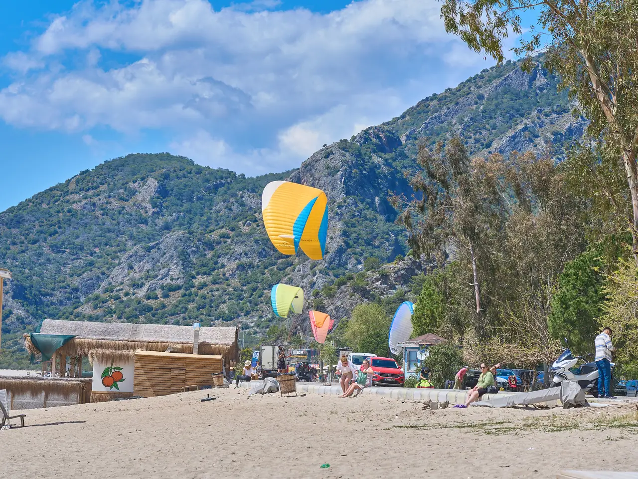 Paragliding over Ölüdeniz